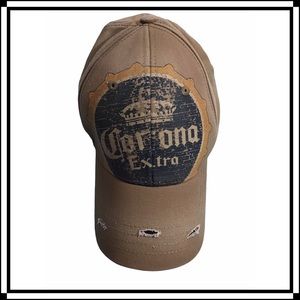Vintage Distressed Corona Extra Baseball Hat OS